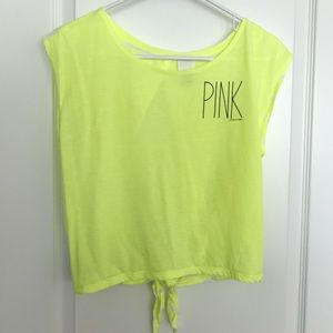 VS PINK Open Back Top